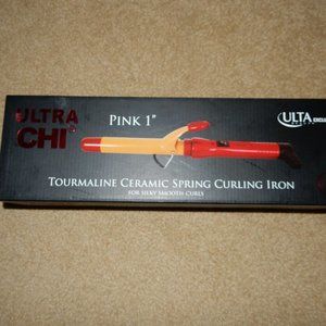 Ultra Chi Pink 1" Tourmaline Curling Iron